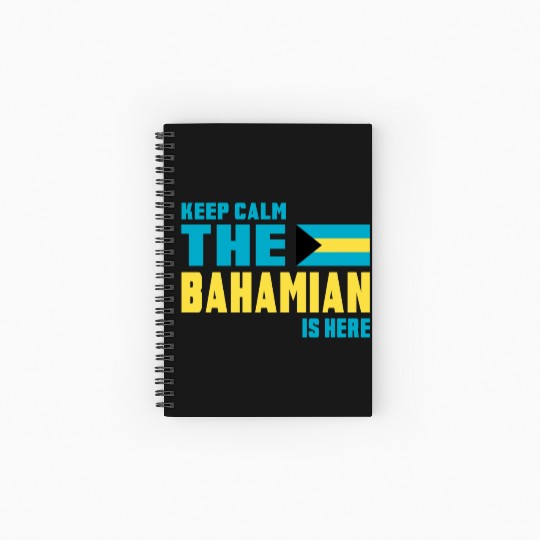 Keep Calm Bahamas Design / Gift Spiral Notebooks   Ruled Line