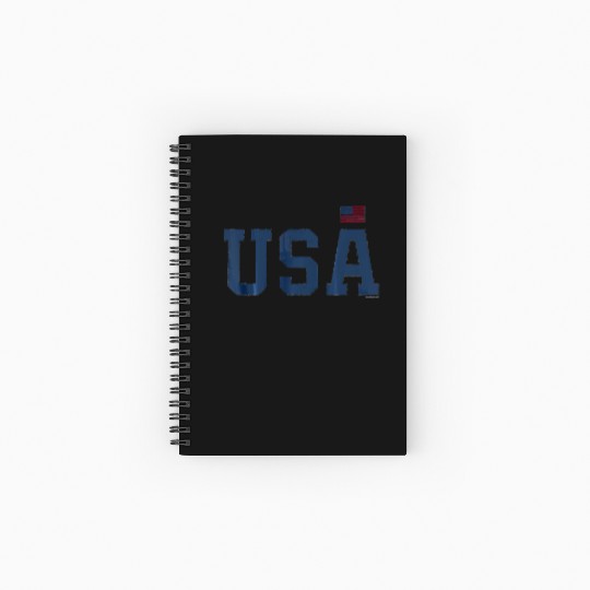 USA Spiral Notebooks   Ruled Line Women Men Patriotic American Flag 4th