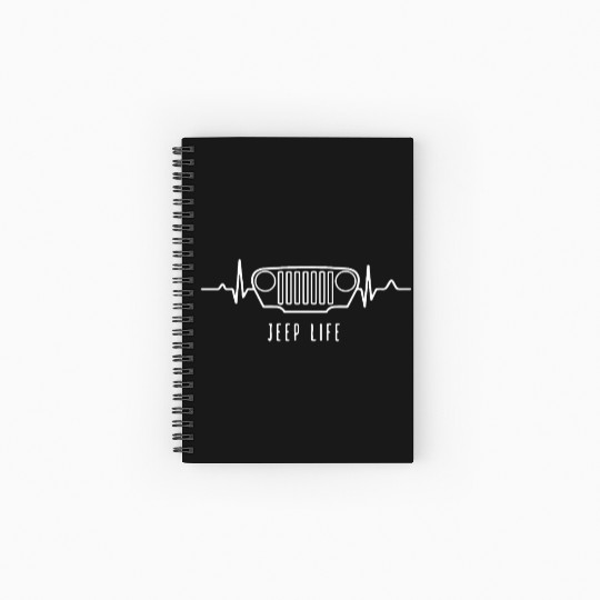 Jeep Life Car Spiral Notebooks   Ruled Line