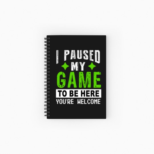 Vintage Geek Gamer Retro Style Funny Birthday Gift Spiral Notebooks   Ruled Line