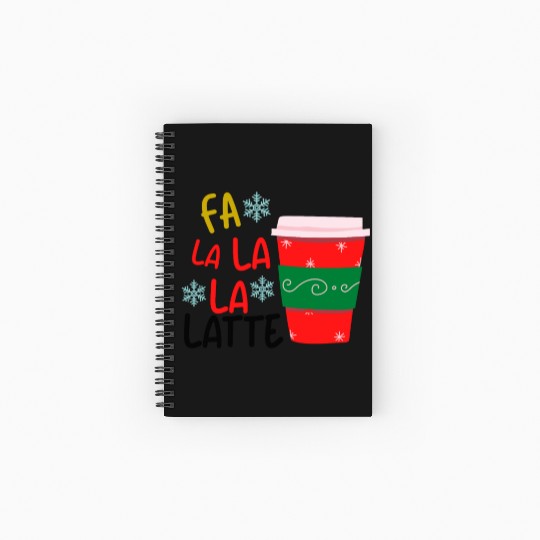FA La La La Latte Spiral Notebooks   Ruled Line