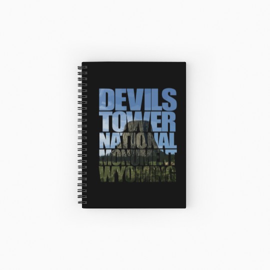 Devils Tower National Monument Wyoming Souvenir Spiral Notebooks   Ruled Line