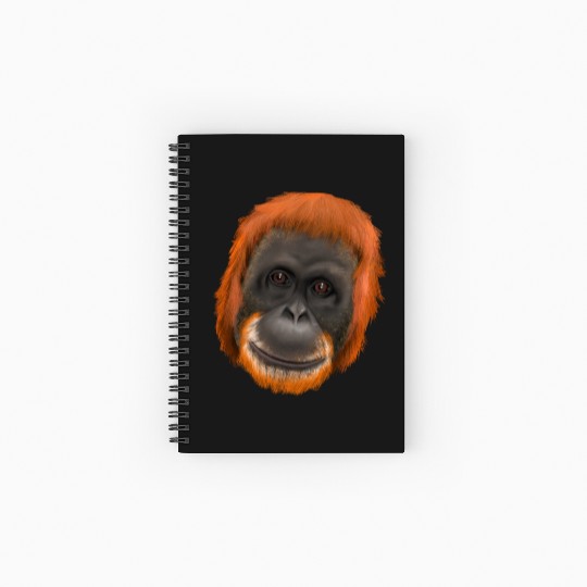Orang-Utan Monkey Ape Spiral Notebooks   Ruled Line