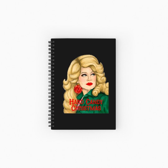 Hard Candy Christmas Parton Spiral Notebooks   Ruled Line