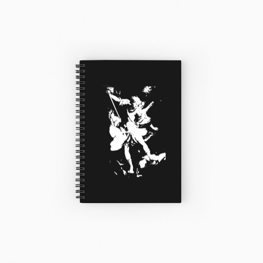 Archangel Michael Spiral Notebooks   Ruled Line