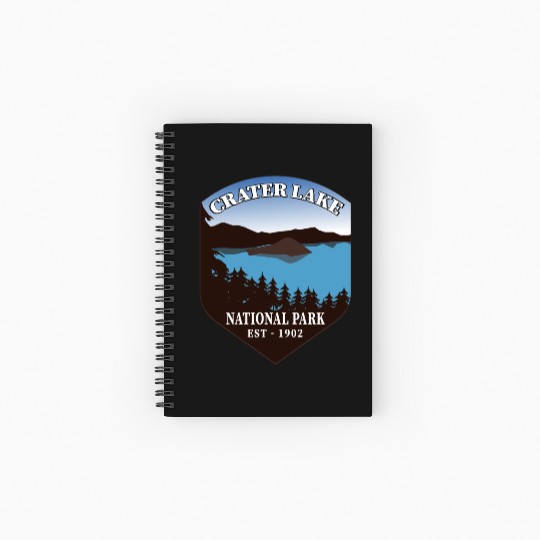 Crater Lake National Park Spiral Notebooks   Ruled Line
