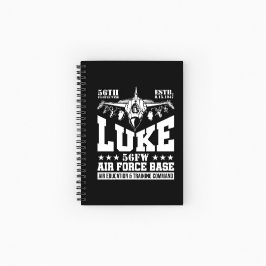 Luke Air Force Base USAF F35 Fighter Wing Spiral Notebooks   Ruled Line