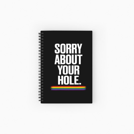 Gay Couple Homosexual LGBTQ Queer Pride Spiral Notebooks   Ruled Line