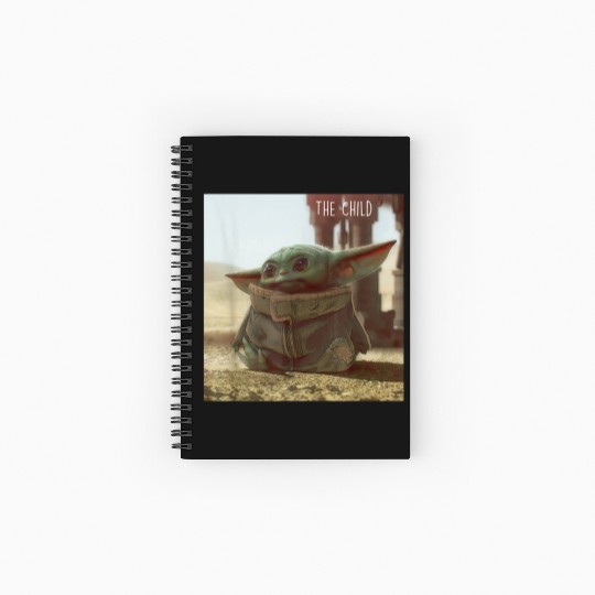 Star Wars The Mandalorian The Child Cute Scene Spiral Notebooks   Ruled Line