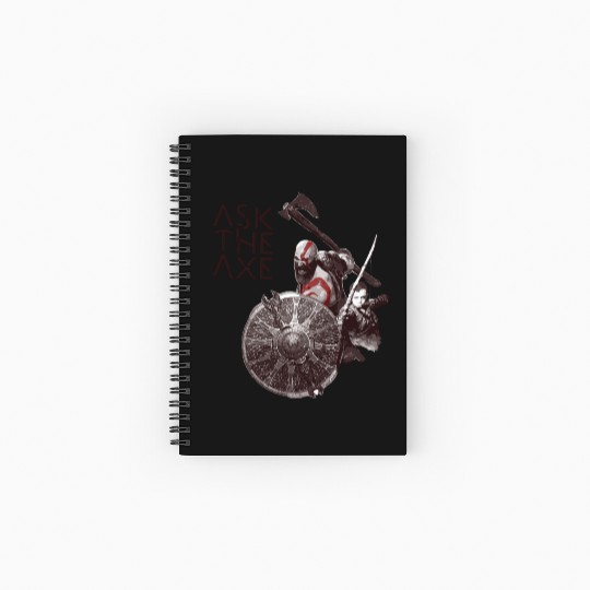 God Of War Ask The Axe Spiral Notebooks   Ruled Line