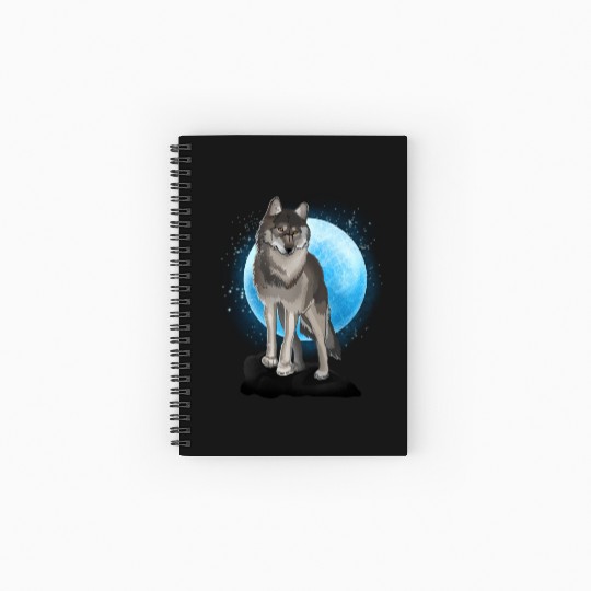 Wolf Spiral Notebooks   Ruled Line