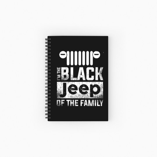 I'm The Black Jeep of The Family Spiral Notebooks   Ruled Line