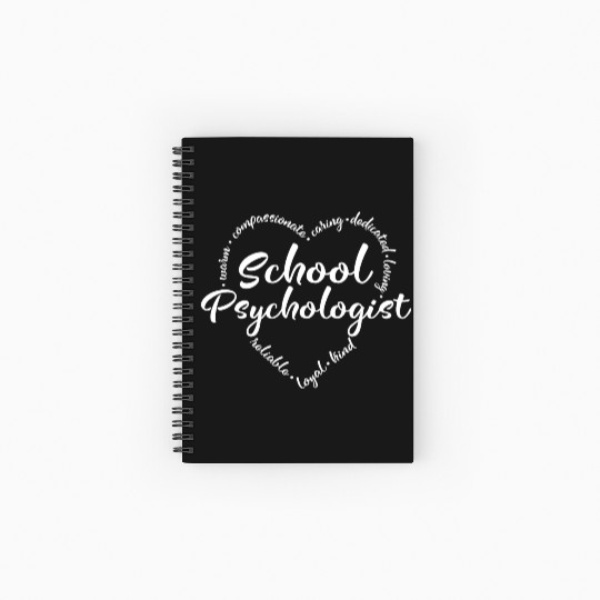 School psychologist, psychology, School counselor Spiral Notebooks   Ruled Line