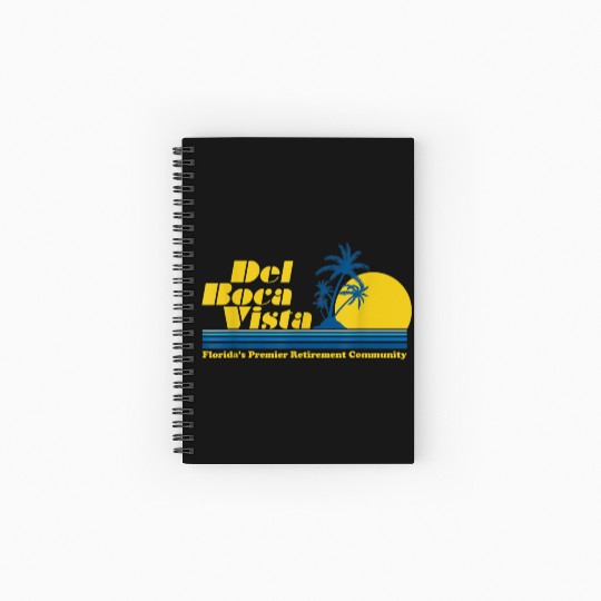 Del Boca Vista Retirement Community Funny No 2376 Spiral Notebooks   Ruled Line