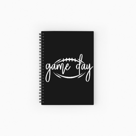 Game Day Football Season - Sports Fan Spiral Notebooks   Ruled Line