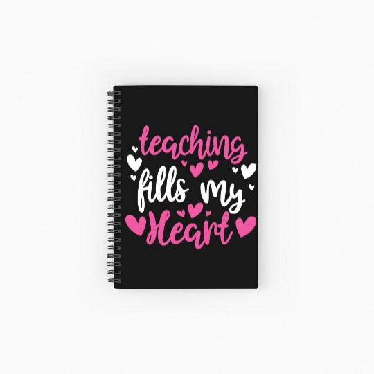 His and Her Valentine Gift Teacher Teaching Fills Spiral Notebooks   Ruled Line