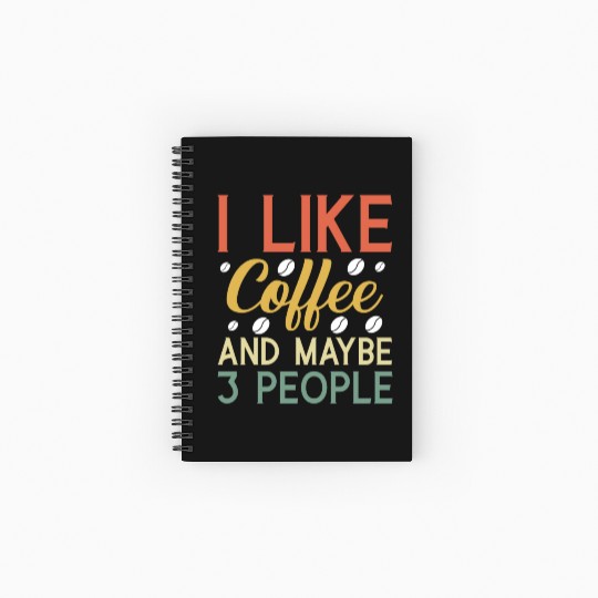 Coffee Gift Ideas Spiral Notebooks   Ruled Line