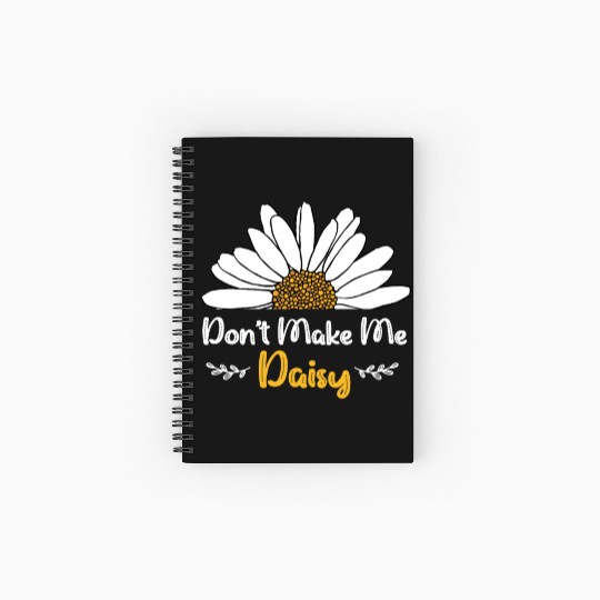Daisy Garden Gardening Gardener Spiral Notebooks   Ruled Line