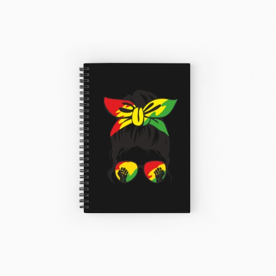 Juneteenth Day 1865, Freedom Day America African Spiral Notebooks   Ruled Line