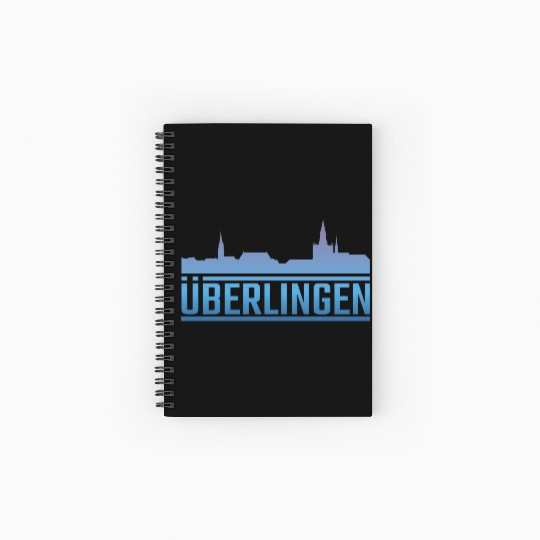 Überlingen city travel Germany Überlingen city tra Spiral Notebooks   Ruled Line