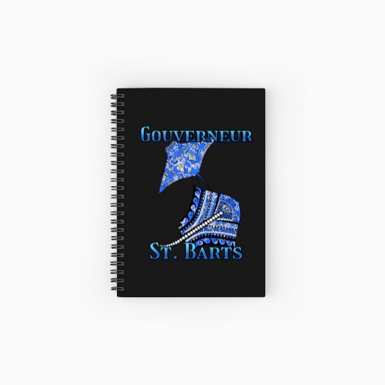Gouverneur Vacation Tribal Stingrays Spiral Notebooks   Ruled Line