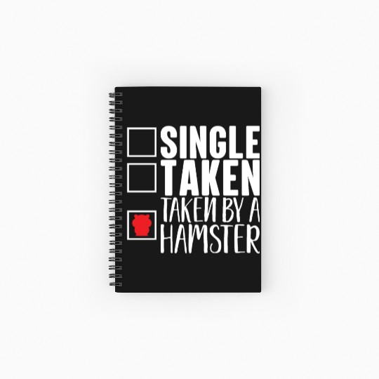 My Lovely Hamster Cute Hamsters Pet Owners Gifts Spiral Notebooks   Ruled Line