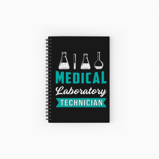 Medical Laboratory Technician Science Lab Tech Spiral Notebooks   Ruled Line