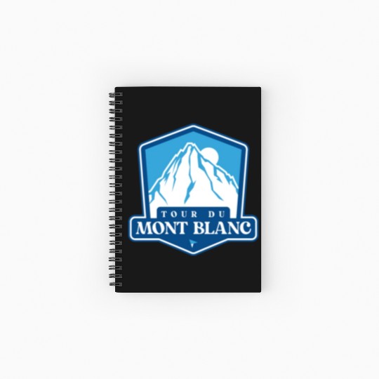 Tour du Mont Blanc Spiral Notebooks   Ruled Line