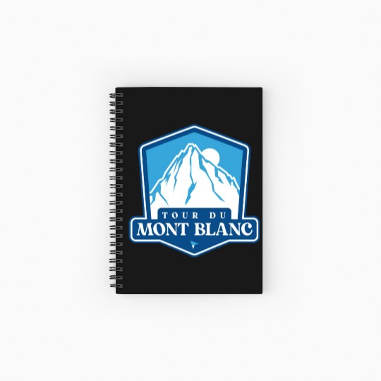 Tour du Mont Blanc Spiral Notebooks   Ruled Line