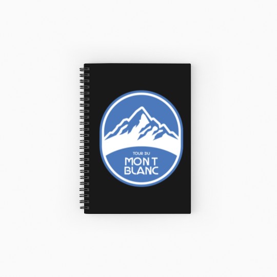 Tour du Mont Blanc Spiral Notebooks   Ruled Line