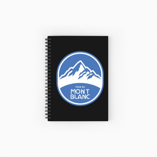 Tour du Mont Blanc Spiral Notebooks   Ruled Line