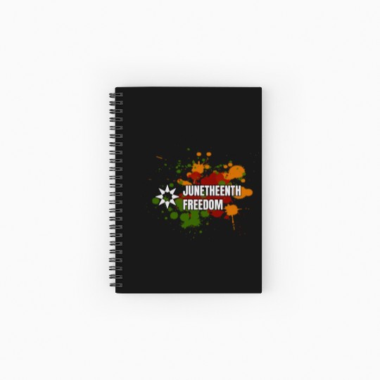juneteenth Spiral Notebooks   Ruled Line