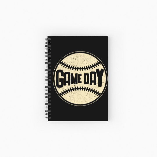 Baseball Game Day Sport Lover Spiral Notebooks   Ruled Line