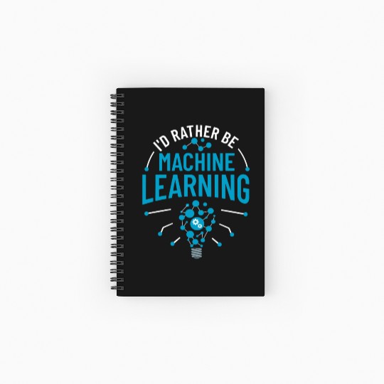Machine Learning Engineering Algorithm AI Beginner Spiral Notebooks   Ruled Line
