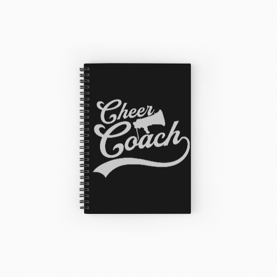cheer coach megaphone speak Spiral Notebooks   Ruled Line