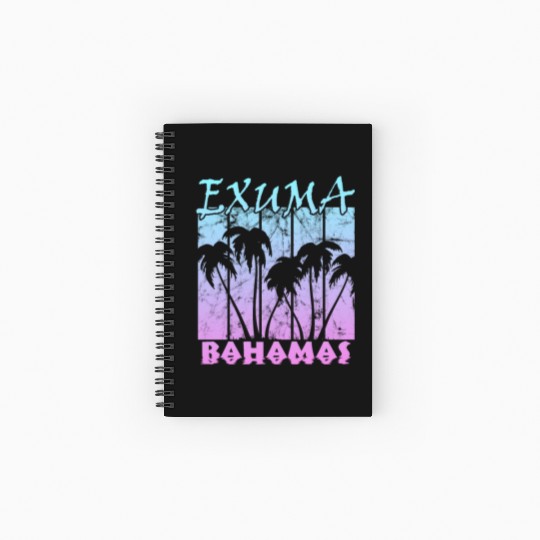 Exuma Bahamas Spiral Notebooks   Ruled Line