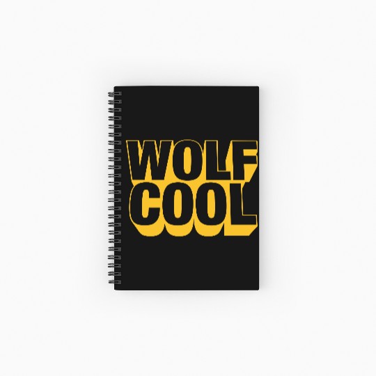 Wolf Cool Spiral Notebooks   Ruled Line