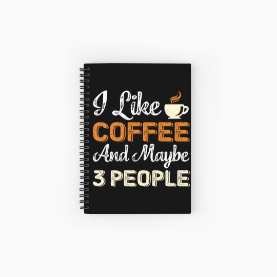 Coffee Gift Spiral Notebooks   Ruled Line