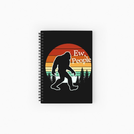 Ew People With Gorilla Spiral Notebooks   Ruled Line