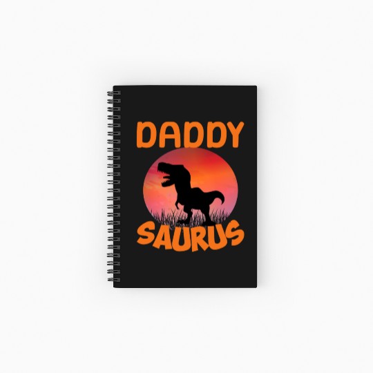 Daddysaurus Papasaurus Spiral Notebooks   Ruled Line