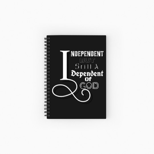Independent & Dependent Spiral Notebooks   Ruled Line