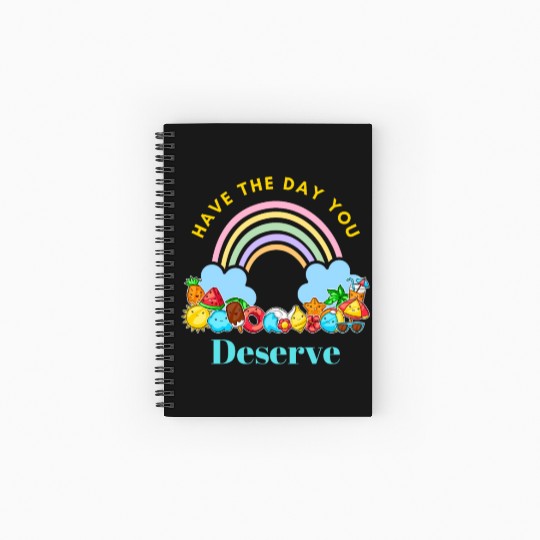Have The Day You Deserve Karma Quotes Spiral Notebooks   Ruled Line
