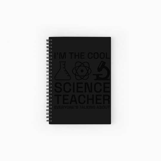 I’m The Cool Science Teacher Spiral Notebooks   Ruled Line