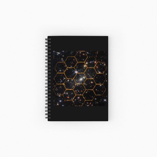 design of james webb space Spiral Notebooks   Ruled Line