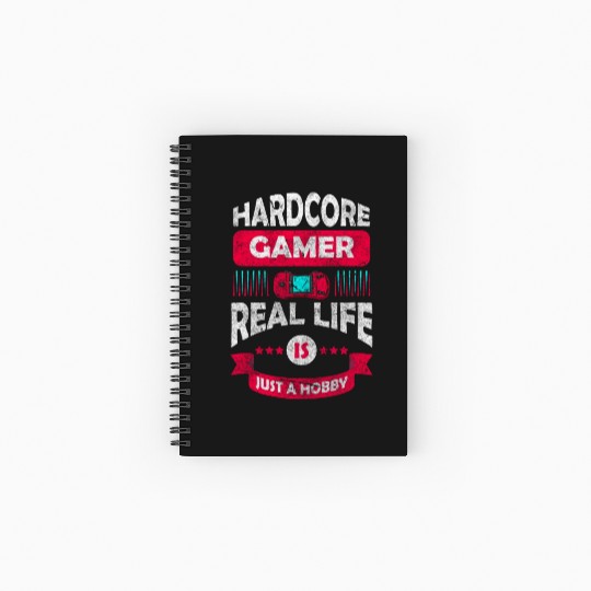 Gamer Nerd Game Spiral Notebooks   Ruled Line