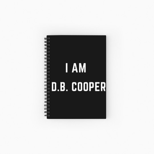 D.B. COOPER Spiral Notebooks   Ruled Line