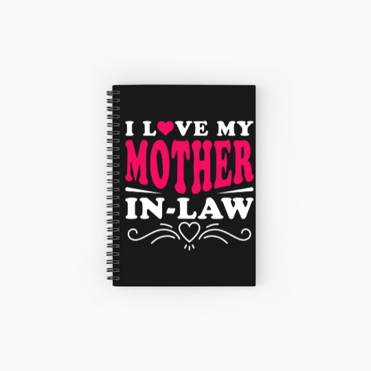 Mother-In-Law Funny Son-In-Law and Daughter-In-Law Spiral Notebooks   Ruled Line
