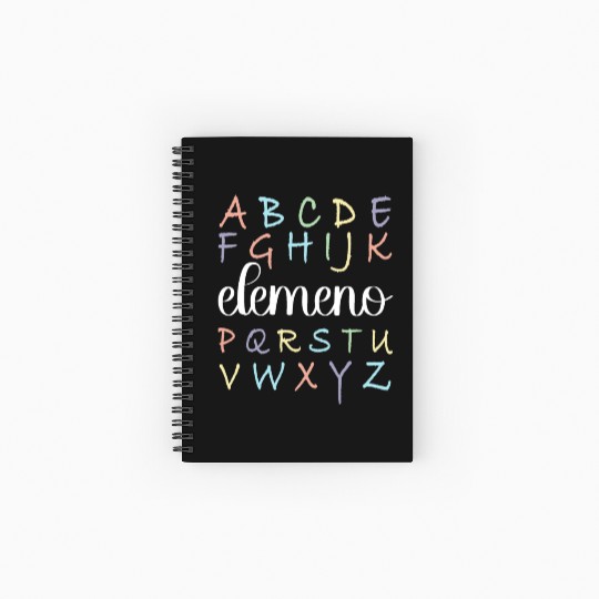 ABC Elemeno, Kindergarten Teacher, Teacher Spiral Notebooks   Ruled Line