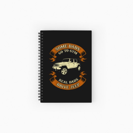 Some dads jeep marge Spiral Notebooks   Ruled Line