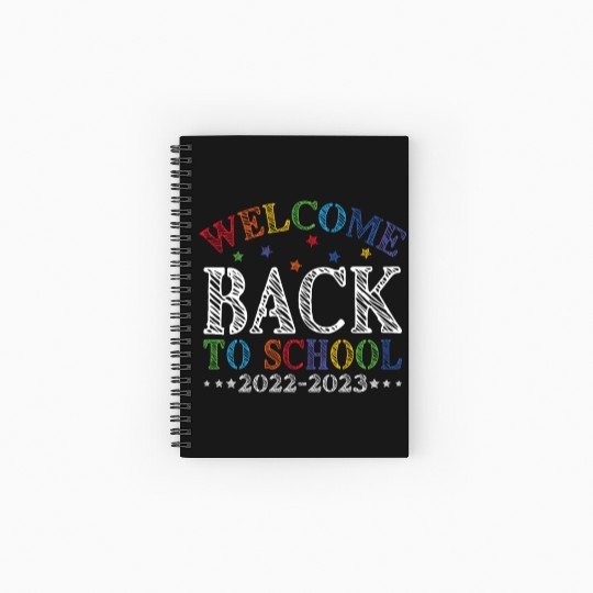 welcome back to school 2022 2023 Spiral Notebooks   Ruled Line